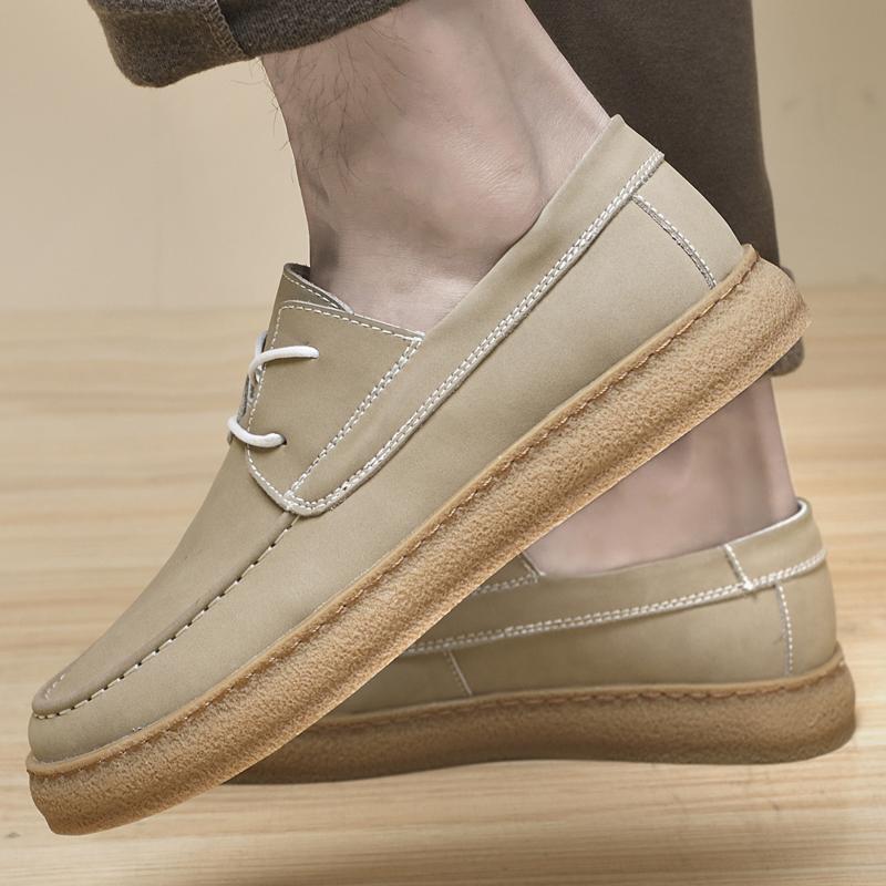 Весна 2024 года. Новые модные туфли люксового бренда для мужчин. Мужские кроссовки. Удобная повседневная обувь на шнуровке. Новые нескользящие туфли для скейтбординга для мужчин.