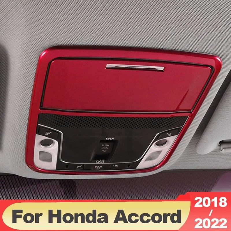 Автомобильная передняя рамка для чтения для чтения для Honda Accord X 10th 2018-2022, декоративная рамка, аксессуары из углеродного волокна, модификация