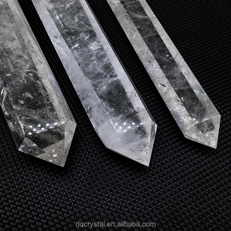 Natural Crystal Craft Blg clear Quartz Towers Polished rainbow clear Wand Point for Home Decoration