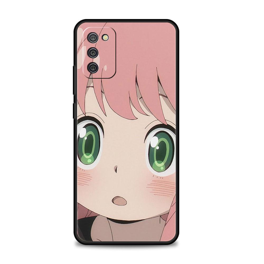 Для Samsung A12 A51 A52 A41 A21s A72 A31 A02s A71 A32 4G A73 A53 A52s 5G Print Funda Spy×Family Cute Yor Anya Bright Drawing