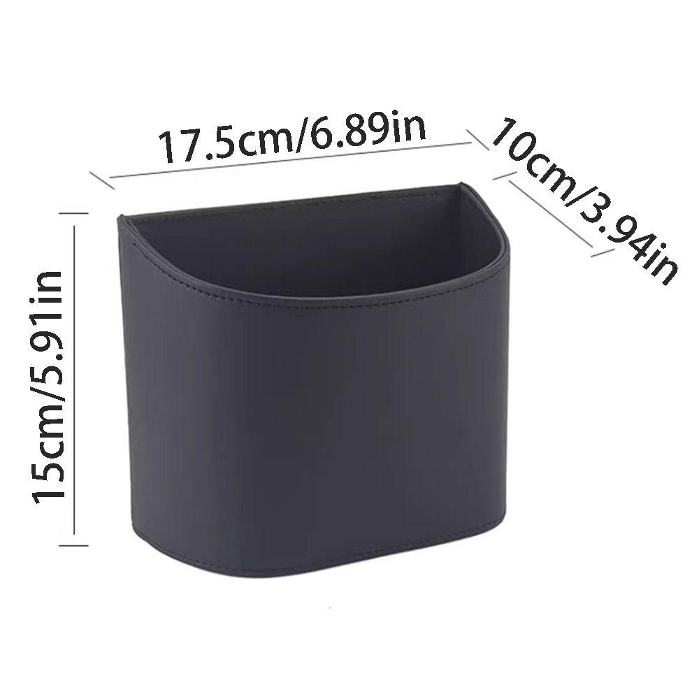 Hanging Vehicle Garbage Bin Waterproof Rubbish Bucket Car Backseat Storage Box Car Supplies