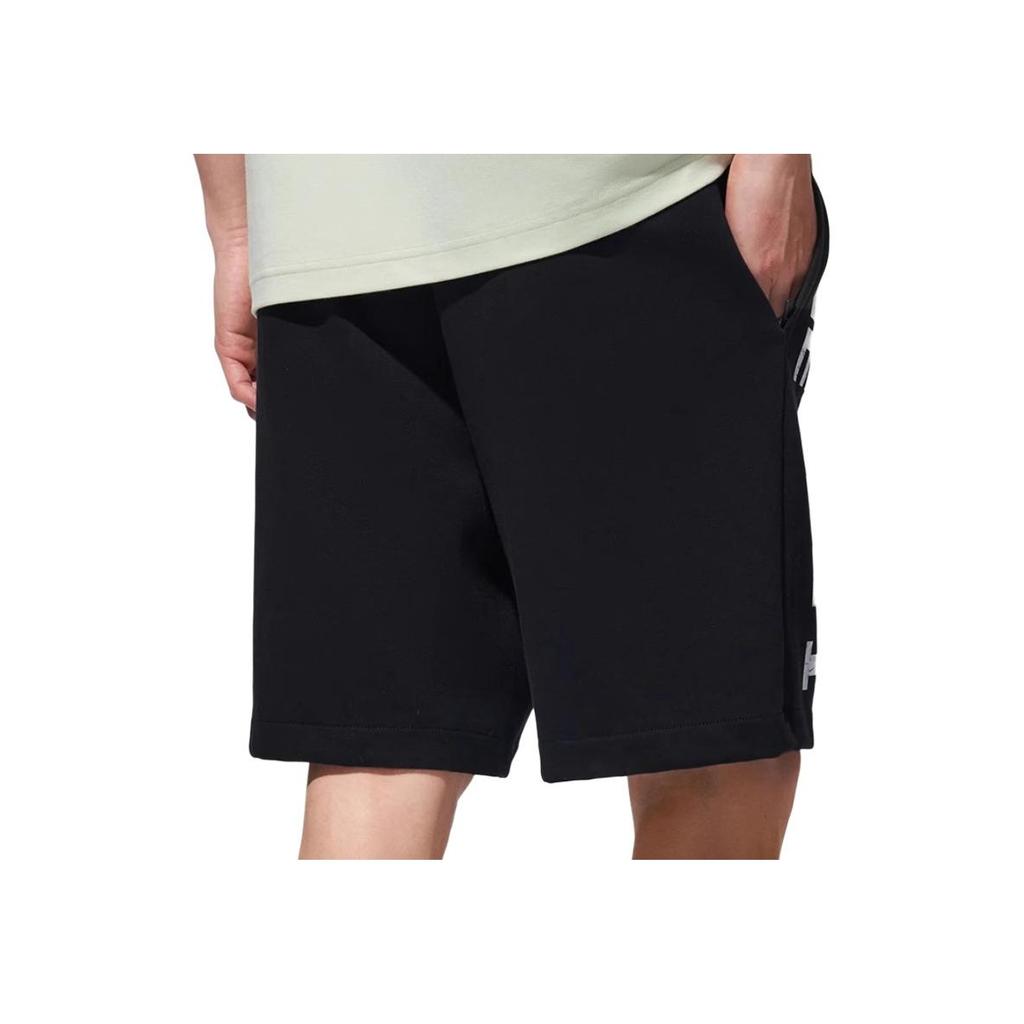 Li-Ning Мужские свободные вязаные спортивные шорты совместного бренда Wade X Glare, черные AKSS527-1