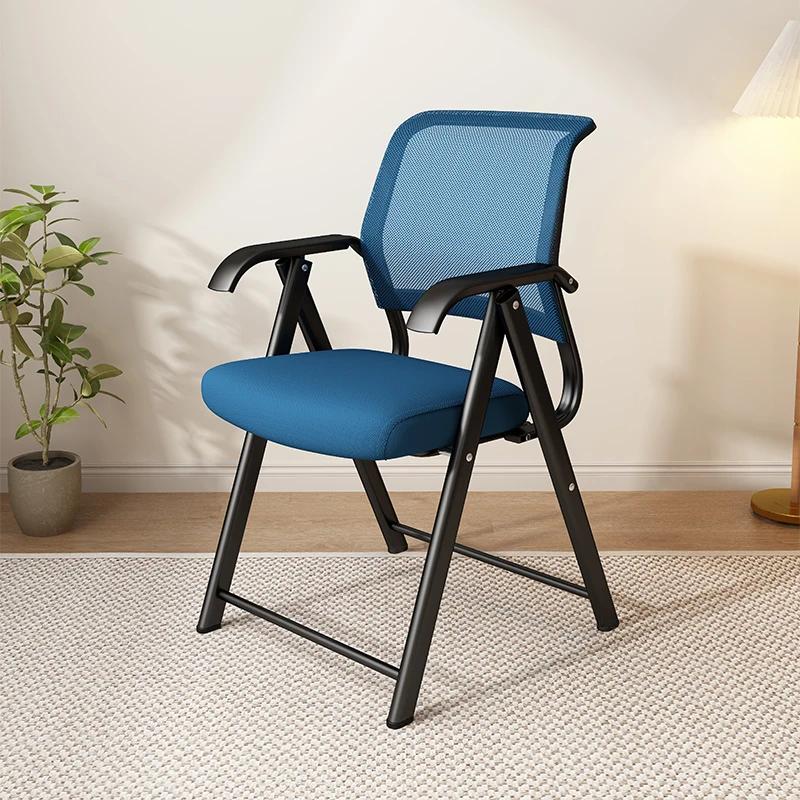 Computer Chair, Free Installation, Comfortable Office Chair, Foldable Mesh Chair for Home Use, Training Chair, Breathable Chair
