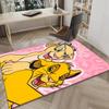 Lion king Artwork Printed Area Rug for Office, Chair Rug, Decorative Carpet Floor Mat, Large Size Fan gifts Christmas gifts