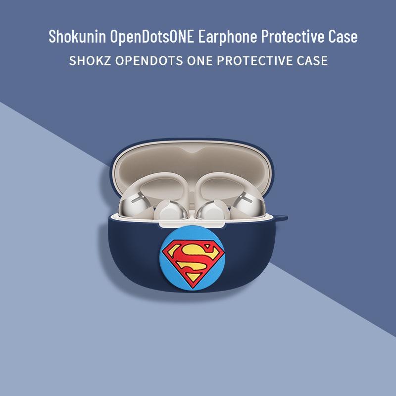 Applicable Shokz OpenDots ONE Bluetooth Earbuds Case with Shokz E310 Dynamic Titanium Ring Protective Shell