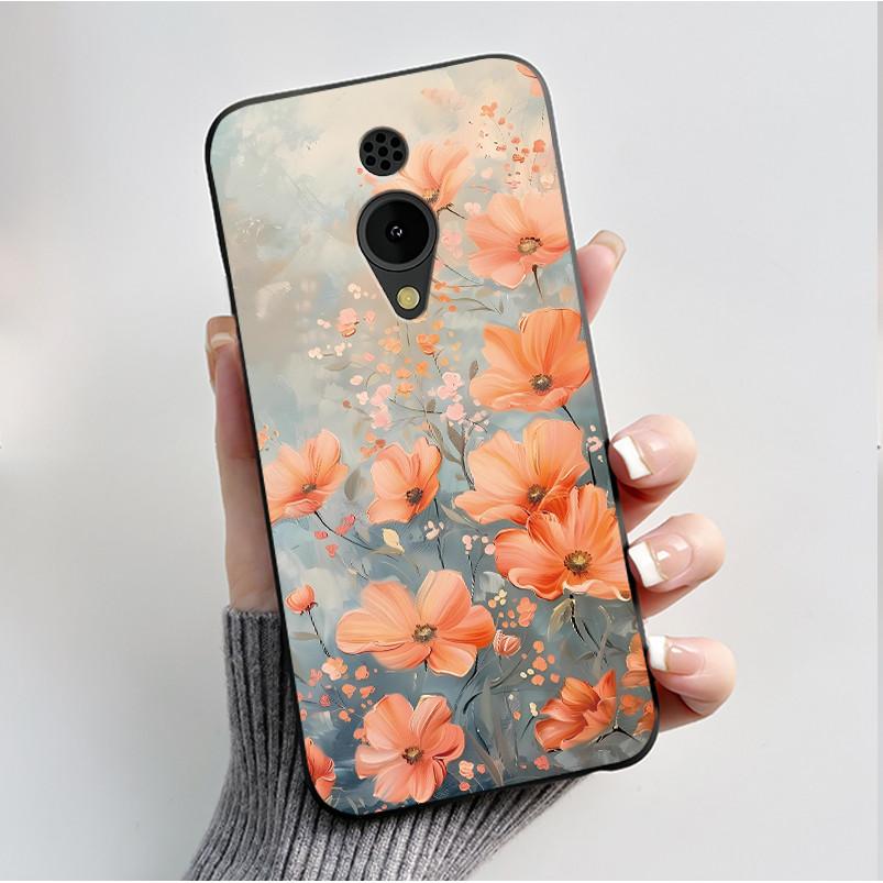 Печатный чехол для телефона Nokia 150 2G 2023 C2 C10 C20 Funda Coque Мягкий силикон Черный корпус Чехол Милый Цветок Мультяшный Корпус Capa