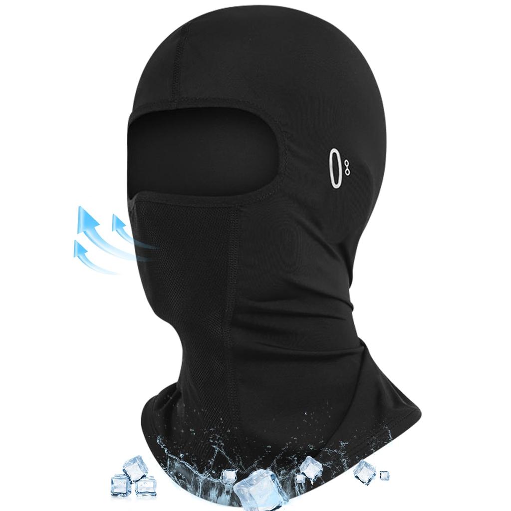 GeeRic Cooling Balaclava Face Cover for UV with Eyeglass for Suitable for and Work Summer, Protection, Sunscreen, Breathable, Sweat-Wicking,
