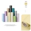 Macaron Solid Color Self-adhesive Wallpaper Stickers Bedroom Living Room Wardrobe Door Decoration Pasted Waterproof Refurbished Wallpaper