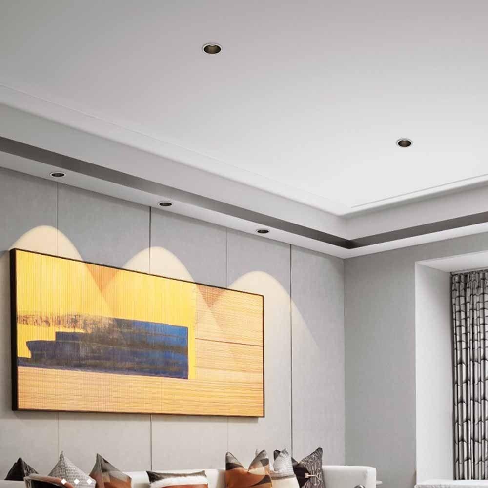 Встраиваемый светодиодный светильник Downlight, круглый потолочный светильник, прочные светильники для помещений