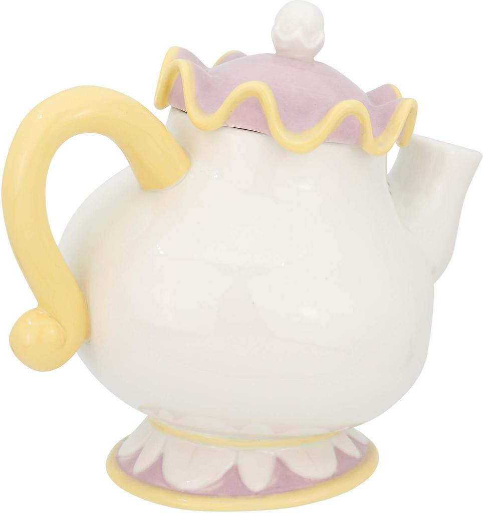 Sun Art Disney and the Potts and Chip Tea Set Teacup Set Tea Pot Beauty and the Beast Goods Ornament Disney Interior SAN2704 "Beauty Beast" Mrs.