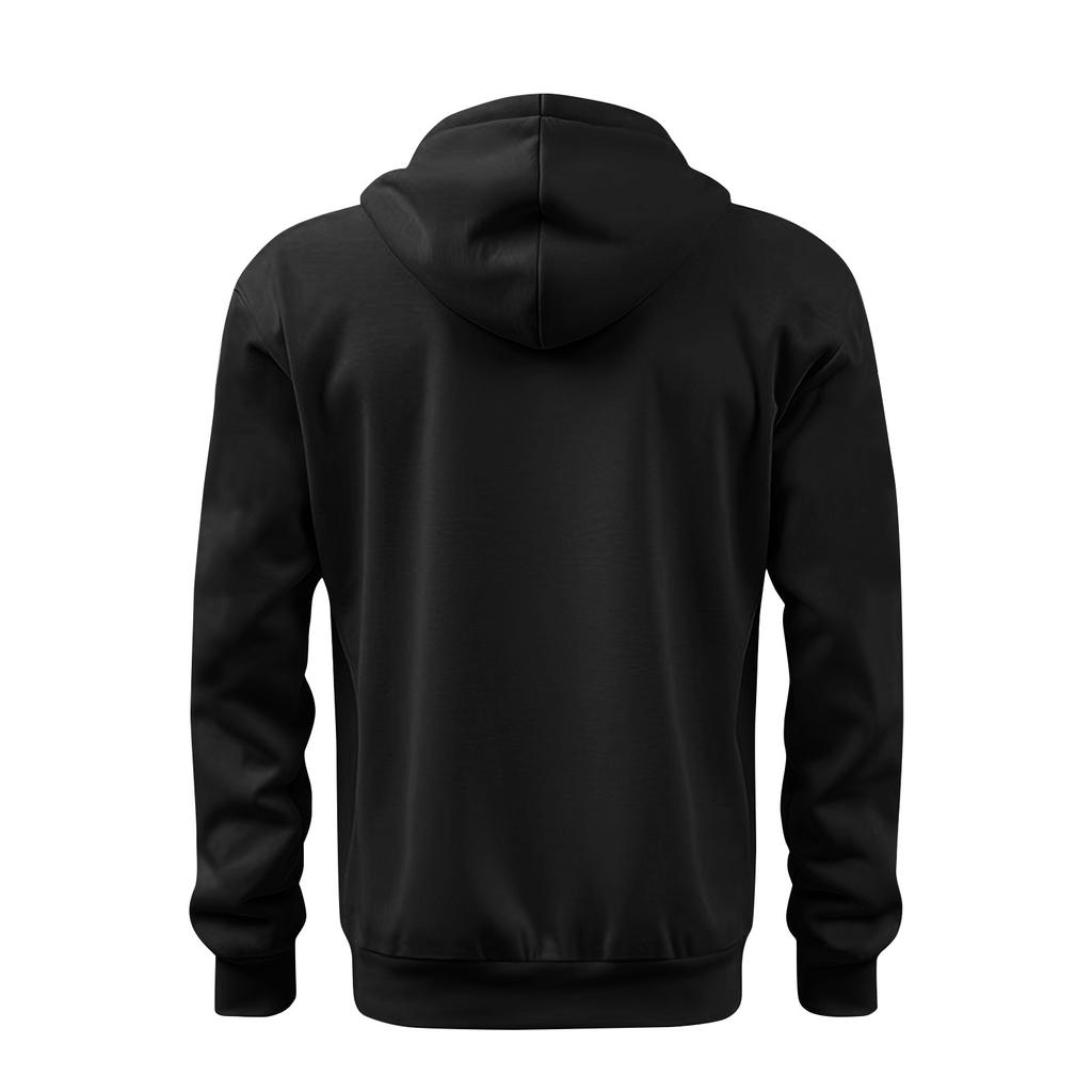 Мужская толстовка с капюшоном на молнии, карманный кардиган, мужская спортивная повседневная толстовка большого размера