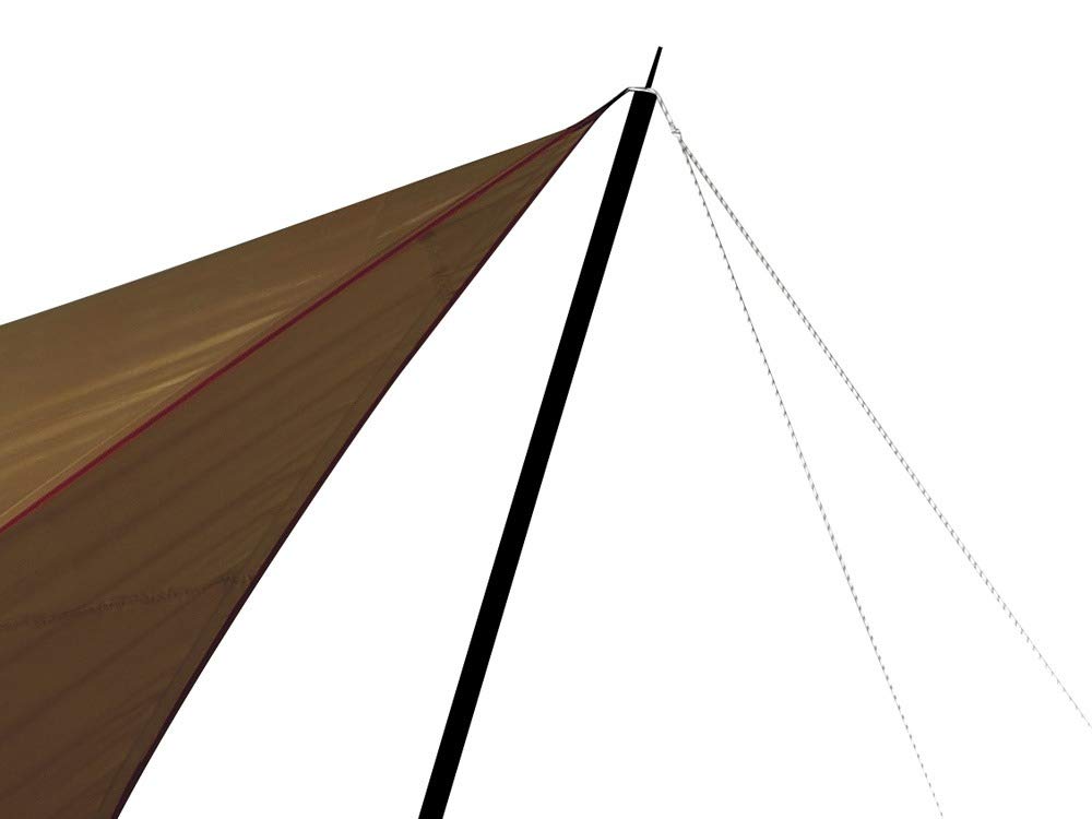 Snow Peak Amenity Tarp Hexa L Set Tarp поддерживает 6 человек УФ-обработка ветрозащита легкий кемпинг на открытом воздухе TP-851SR