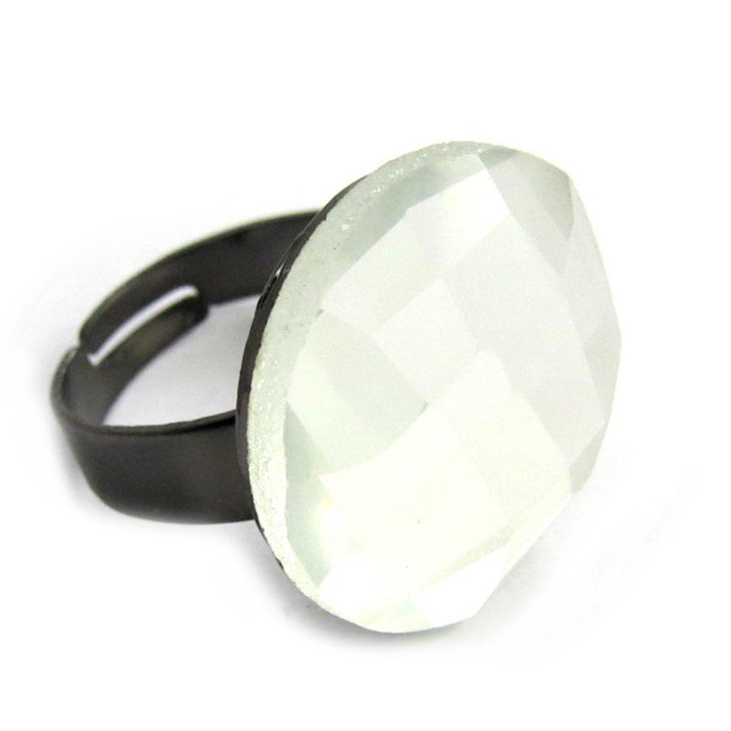 Les Trésors De Lily [N3077] - Белое дизайнерское кольцо «Сисси»