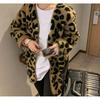 Women Leopard Jackets Furry Casual Vintage Coats Lady Baggy Designed Clothes