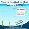 Anti Bottom Double Hook Fishing Rig Auto Reverse Design High Catch Rate Cost Effective for Bulk Fishing Gear Purchasers