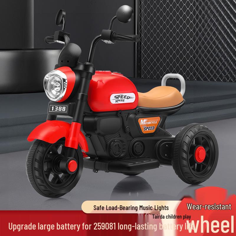 Новый перезаряжаемый детский электрический трехколесный велосипед от производителя: Игрушечный автомобиль для катания для мальчиков и девочек