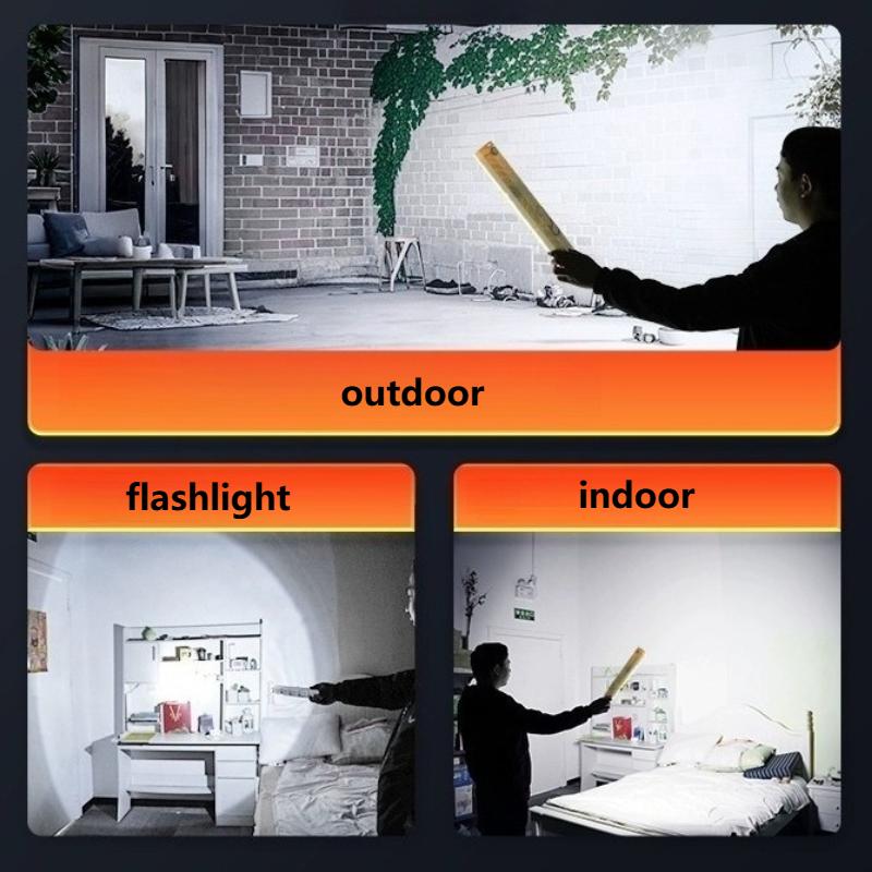 Rechargeable Camping Light Waterproof Camping Lamp Tube Dimmable LED Magnetic Lamp Tube with Hook Outdoor Camping Equipmentnt