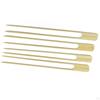 100 Pieces Bamboo Skewers Appetizers BBQ Wooden Paddle Food for Meat
