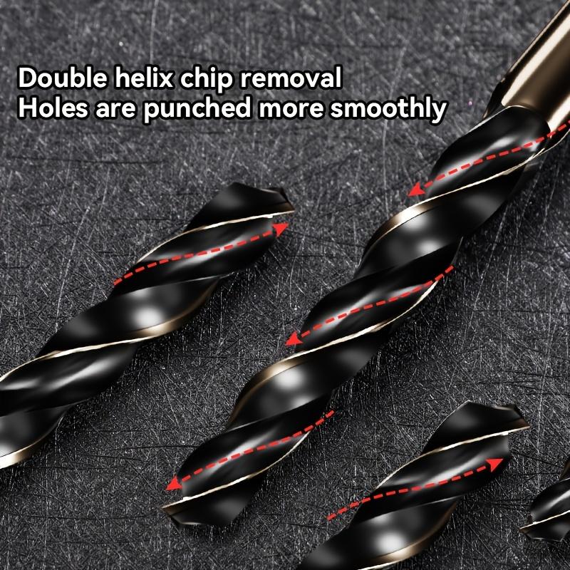 Набор метрических сверл с шестигранным хвостовиком(3мм-10мм), Быстросменные ударные шестигранные сверла для металла, стали, дерева, пластика, алюминиевого сплава