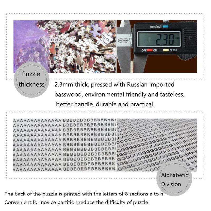 1000 Штук Звездный океан Пазлы Деревянные Пазлы-лобзики Напольный Пазл