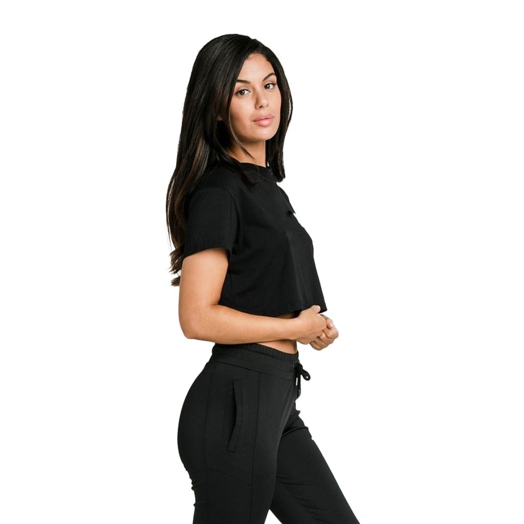 SikSilk Womens/Ladies Essentials Retro Cropped Boxy T-Shirt