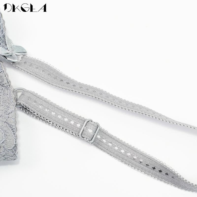 DKGEA Lace Bra Set Transparent Underwear Sexy Women Brassiere Plus Size