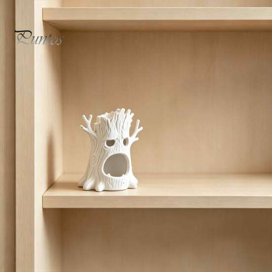 Подсвечник для Хэллоуина, 3D-печать, Древесные Монстры, Декор для Свечи, Пень Темного Фэнтези, Декор для Жуткого Леса, Стойка с Деталями