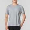 Under Armour Solid Color Breathable Running Fitness Training Comfortable Short Sleeve T-Shirt Men Tops Gray 1371129-011