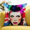 For DDavidS BBowieS World Various Sizes Square Pillow Case For Car Home Bedchamber Decor