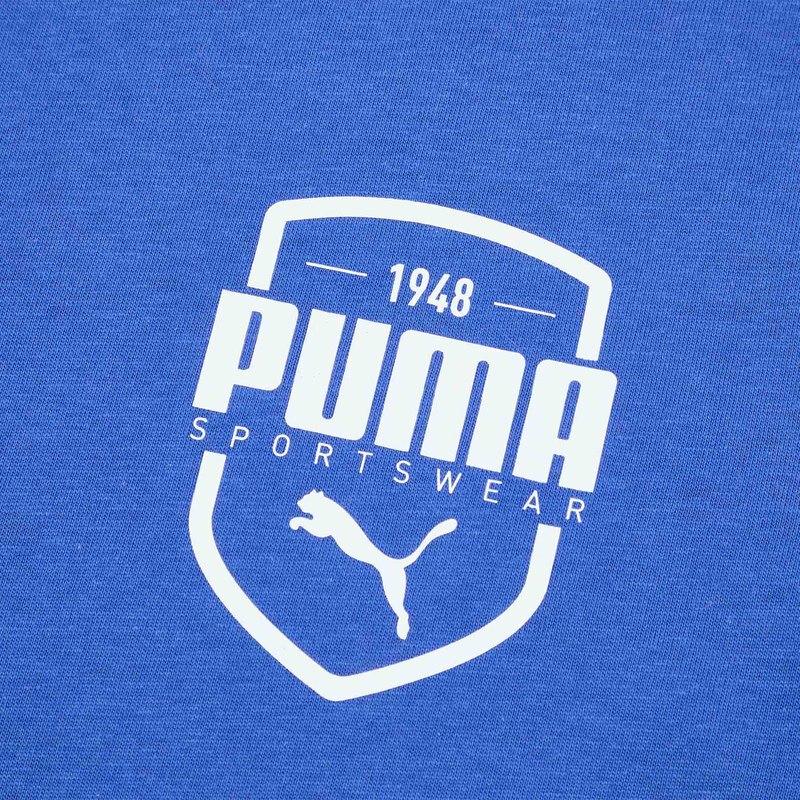 Puma Унисекс Ретро Хлопковая Футболка с Коротким Рукавом
