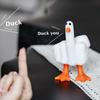 Creative Duck for You Creative Resin Desktop Decorations Funny Ornaments for Friends Sand Sculpture Gifts