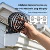 Eaves Drain Filter Cover Plastic Gutter Guard Debris Dirt Protector For Outdoor Downspout Leaf Blocking And Easy Cleaning