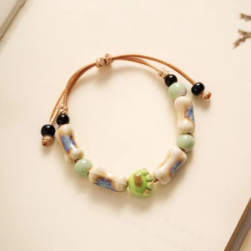 Multilayer Arrival New Bracelet For Women Alloy Glass National Jewelry Wind