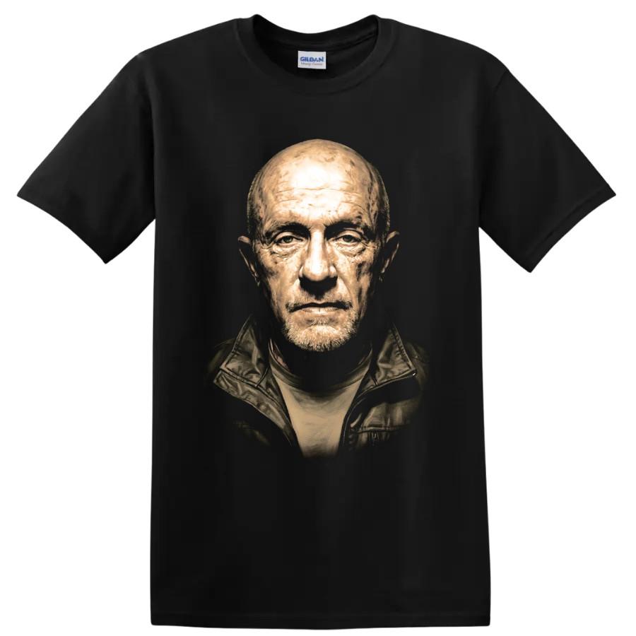 Mike Ehrmantraut Breaking Bad Better Call Saul Portrait Graphic T Shirt Fan Tee