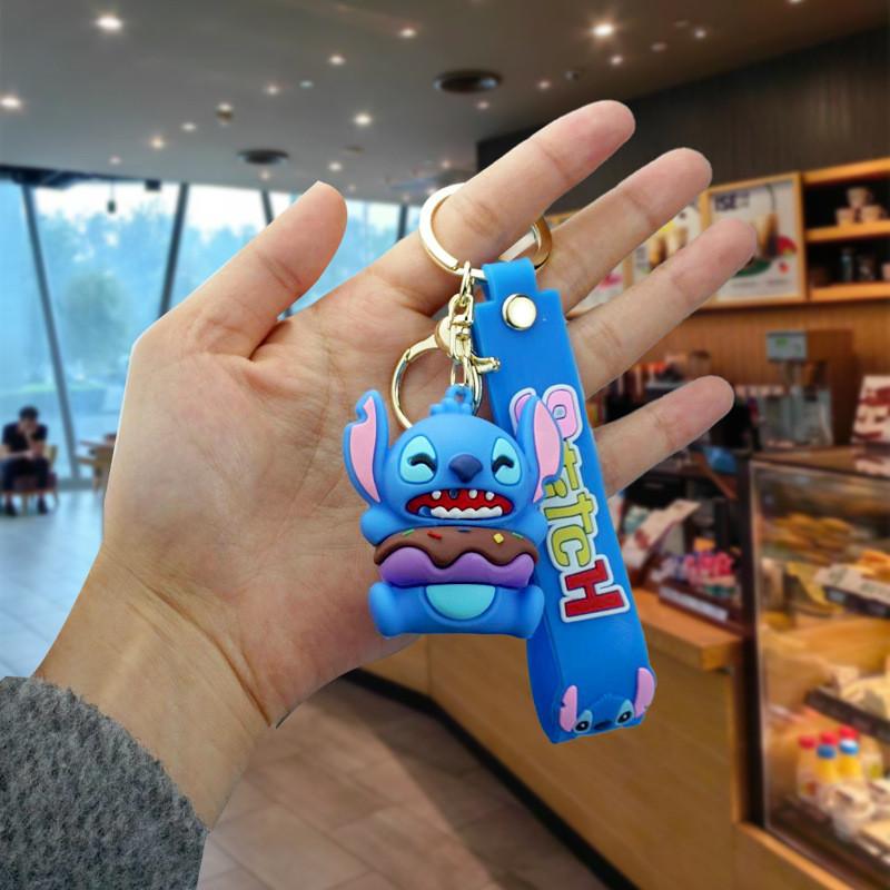 Очаровательные мультяшные брелоки Стич, аксессуары для сумок и подарков, милый декор для пар