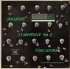LP Record JOHANNES BRAHMS, ARTURO TOSCANINI & - Symphony No. 2 LM1731 RCA Victor US Classical Used