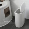 8 л Креативное и практичное мусорное ведро толкающего типа для дома, кухни, ванной комнаты, классификация, ведро для хранения, круглый шов, удобно