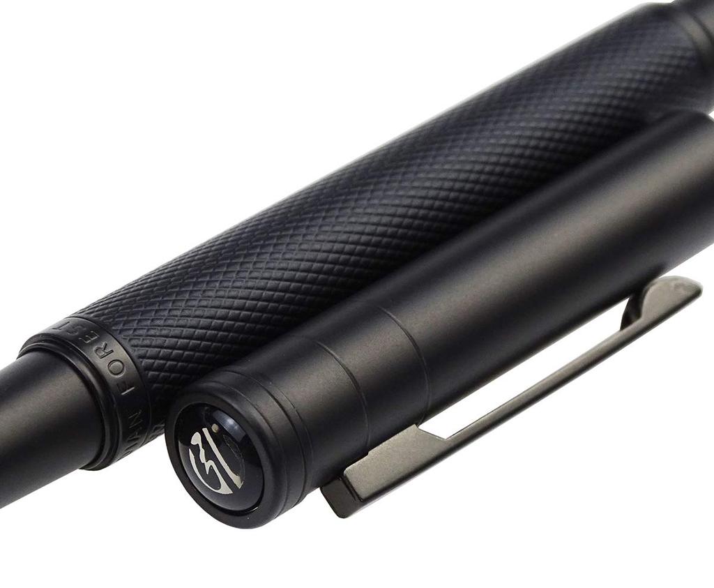 Перьевая ручка Black Forest, специальное перо, тонкое, среднее, жирное, металлическая подарочная коробка, Hongdian (0,7-1,2 мм)