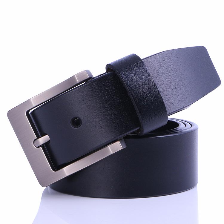 Belt Men'S Business Antique Jeans Youth Tide Cowhide Pin Buckle Belt Belt Leather Goods