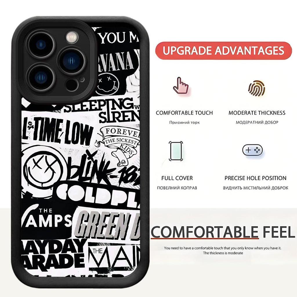 Мультяшная Черная Пазловая Лестница Защитный Чехол для iPhone 14/15/16/17 Pro Max
