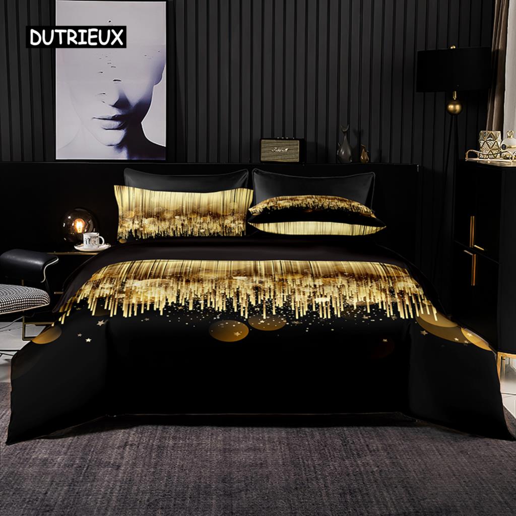 Передовая текстура Модный стиль Пододеяльник Размер Квин/Кинг Чехол для одеяла с наволочкой Супер Кинг Размер Постельное белье Декор спальни