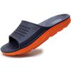 Men Shower Pool Contrasting Color Sandals Fast Dry Anti Slip EVA Soft Slippers