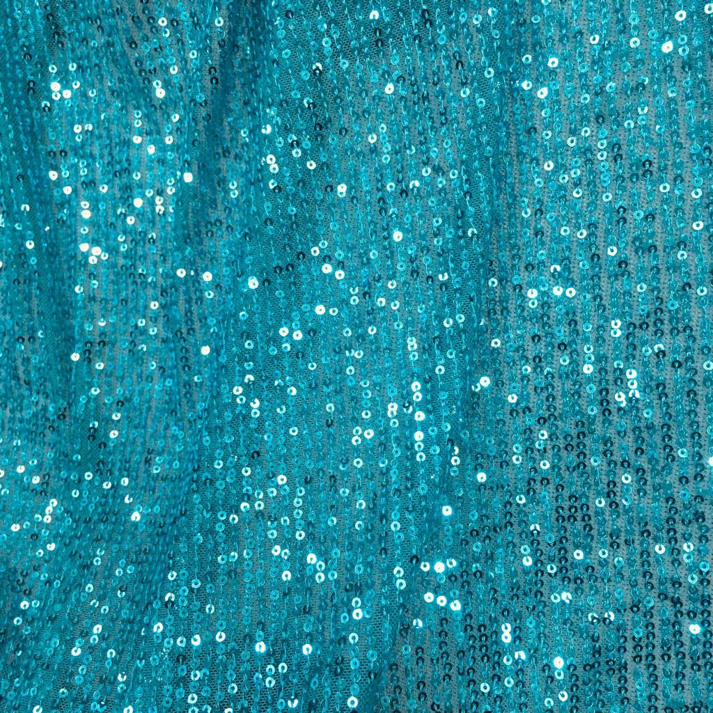 3mm Stripe Sequin Embroidery Mesh Fabric for Dress or Costume