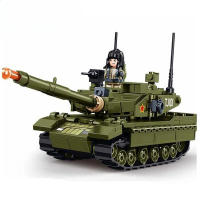 183 шт. Основной боевой танк ZTZ-99A Наборы строительных блоков для армии Обучающие игрушки для детей Без коробки