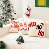 B034 Christmas Towel Embroidered Pillow Cover Holiday Home Decor Sofa Christmas Pillow Living Room Cushion Cover