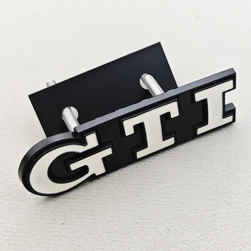 Golf 3 4 MK3 MK4 2026 Hot For VW VOLKSWAGEN 3D Metal Logo GTI Car Front Grille Badge Emblem For Volkswagen Polo Typ 9N3 6R AW Go