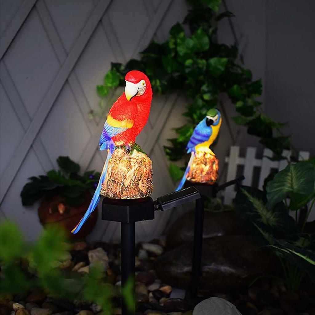 Garden Decoration Resin Parrot Solar light Garden Light