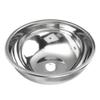 Круглая мойка диаметром 360 мм из нержавеющей стали с матовой поверхностью, мойка для автодома со звукоизоляционной накладкой для