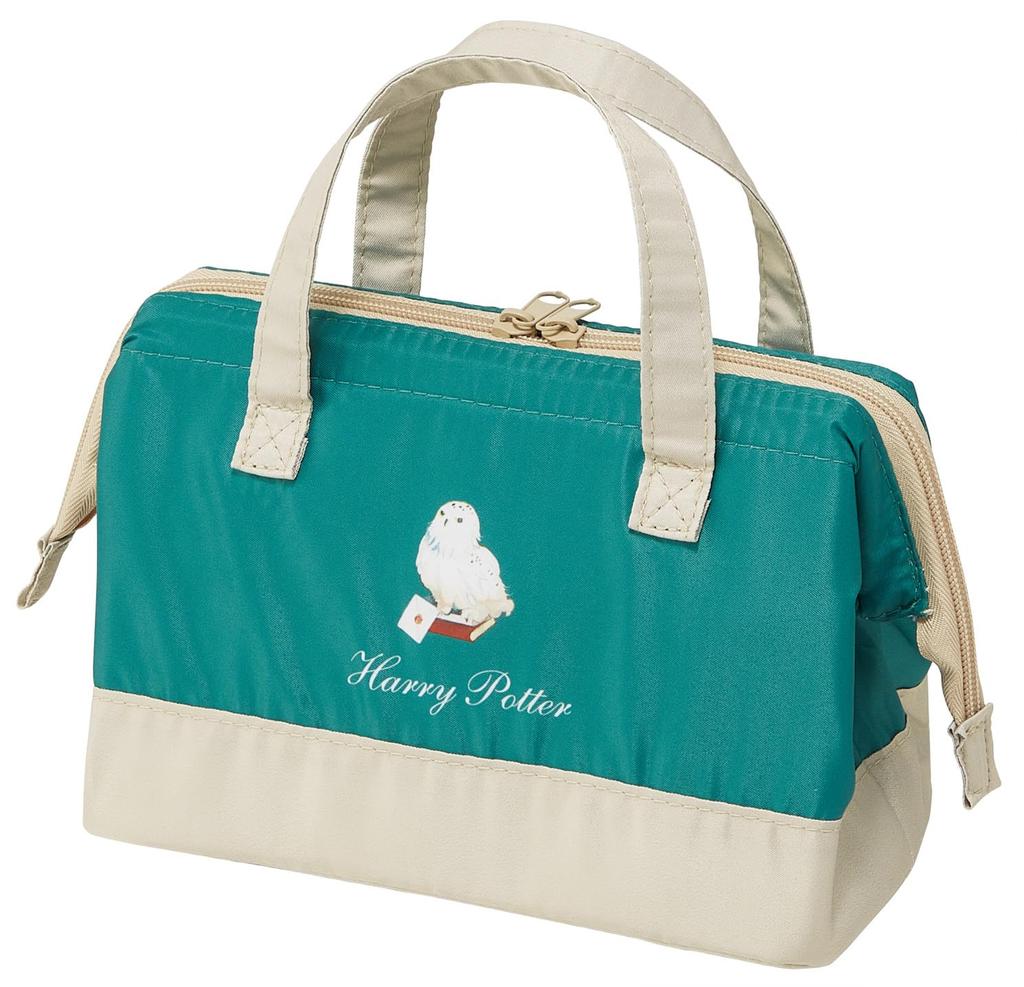 Skater Lunch Bag, Insulated, Clasp Closure, Women's, Harry Potter, Hogwarts, EX KGA1-A