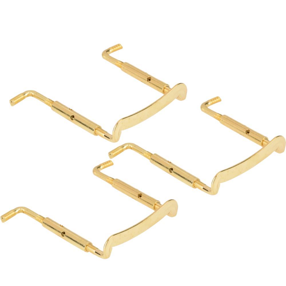 3PCS Gold Color Violin Chin Rest Clamp Metal Violin Replacement Parts Violin Replacement